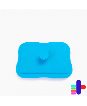 Vue arrière de l’emporte-pièce rectangle dentelé 79x51mm : une conception ergonomique pour une prise en main facile.