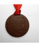Médaille en chocolat sans anse