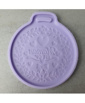 Moule silicone Maman en or