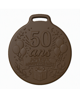 Moule silicone médaille «...